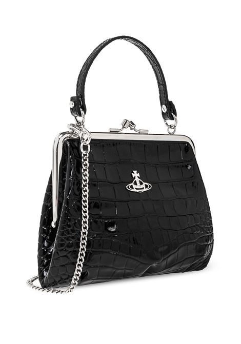 granny frame purse bag woman black  VIVIENNE WESTWOOD | 4B010006W-L0098-N401
